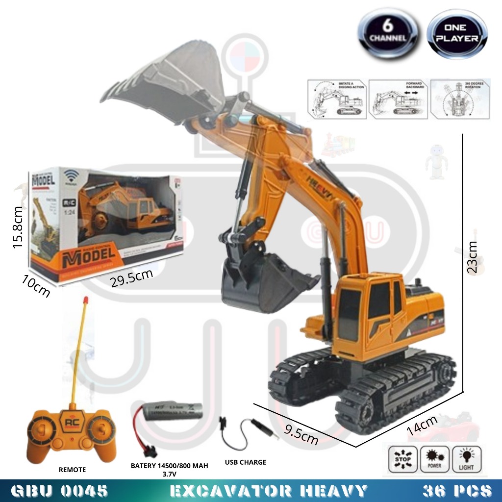 COD. Mainan RC Excavator Truck Remote Control Truk Beko RC / Truk Remote Control Besar