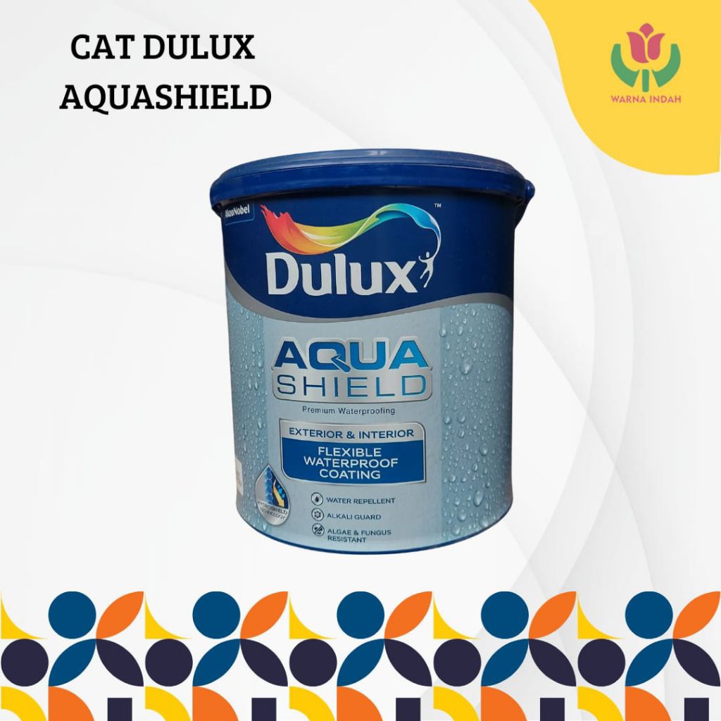 DULUX AQUASHIELD CAT TEMBOK 5 KG - CAT ANTI BOCOR
