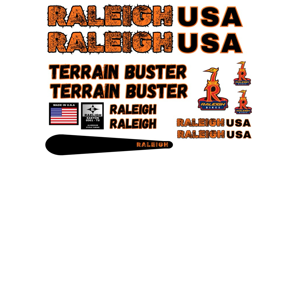 Cutting sticker Raleigh USA