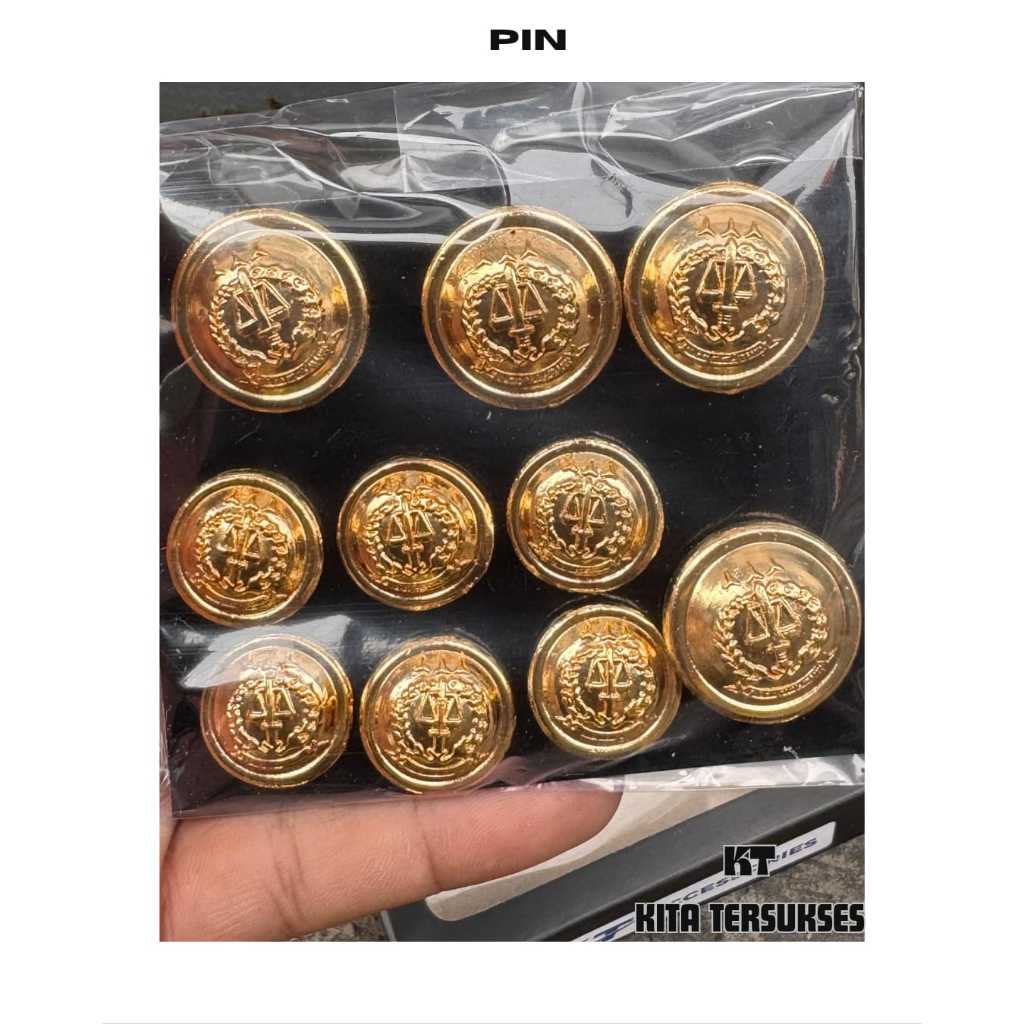 Kancing pdu jaksa/kancing baju kejaksaan