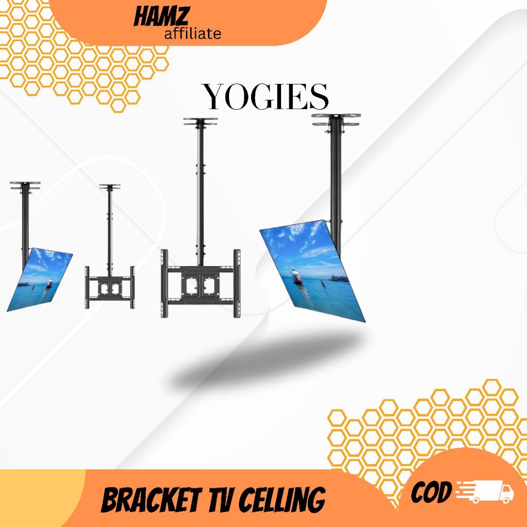 Bracket TV ceiling silver Kota Salatiga - 32 inch
