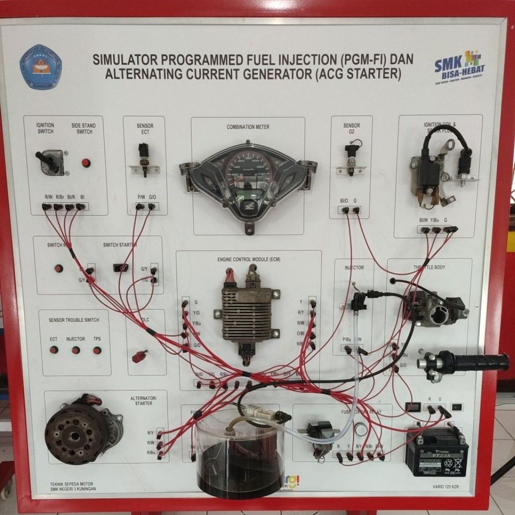 SIMULATOR FUEL INJECTION DAN ACG STARTER