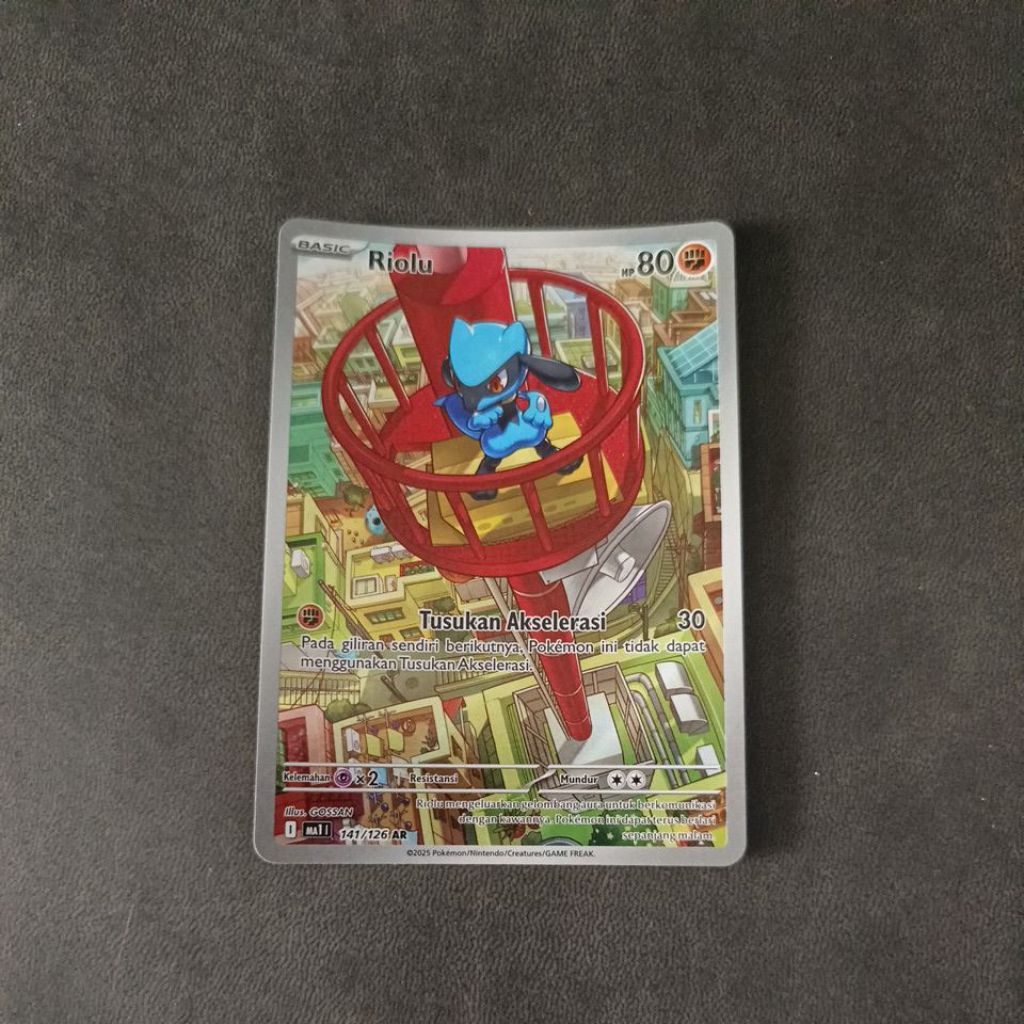 Kartu Pokemon Indonesia - Riolu AR