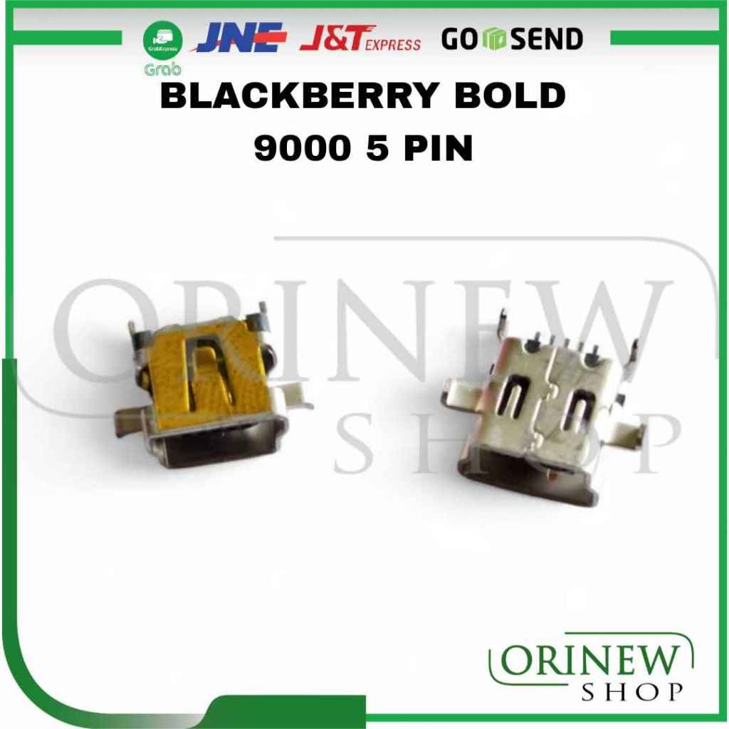 Connector Charger Konektor Cas Con Tc Blackberry Bold 9000 5 Pin