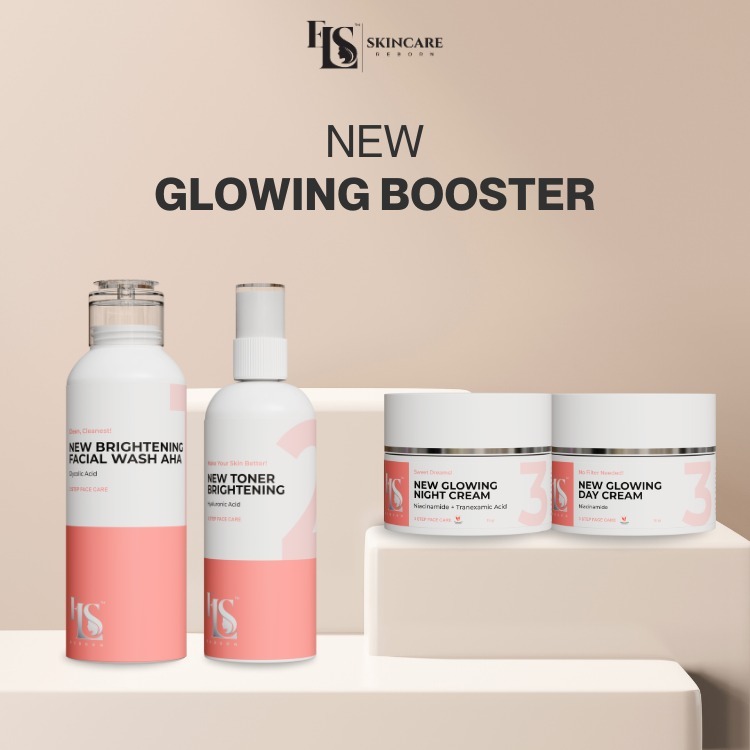 LS SKINCARE PAKET SKINCARE BPOM NEW GLOWING BOOSTER PERAWATAN KECANTIKAN (ELSTM) (BARU)