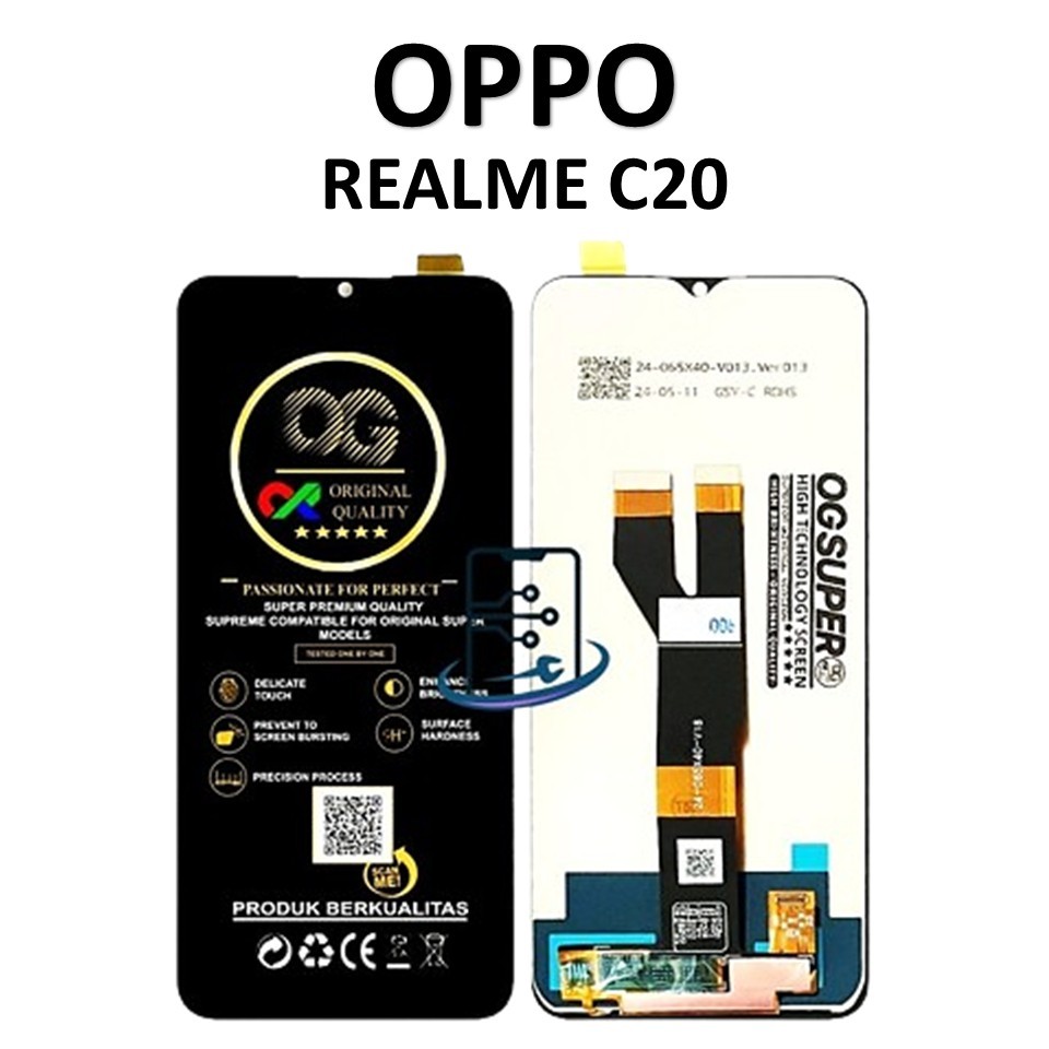 LCD TOUCHSCREEN REALME C20 ORIGINAL FULLSET