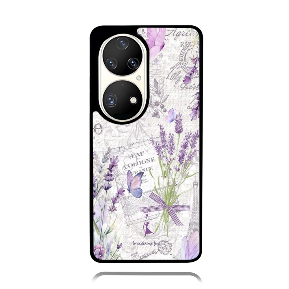 Case Phone Huawei P70 P60 P50 P40 P30 P20 PRO Custom Softcase Vintage Purple