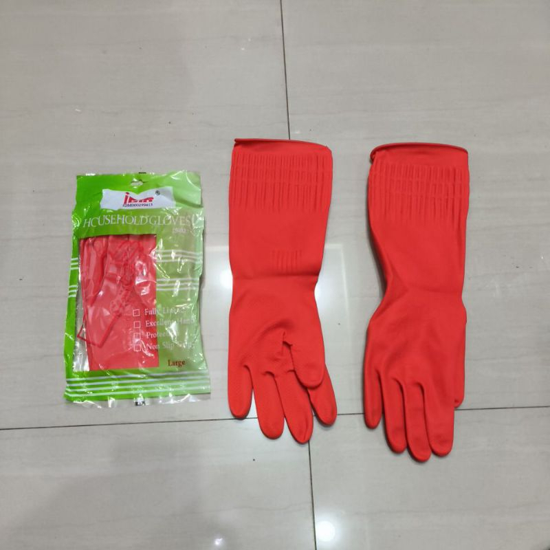 PANJANG IGM Sarung Tangan Karet TEBAL PANJANG IGM / Sarung Tangan Cuci Piring Baju