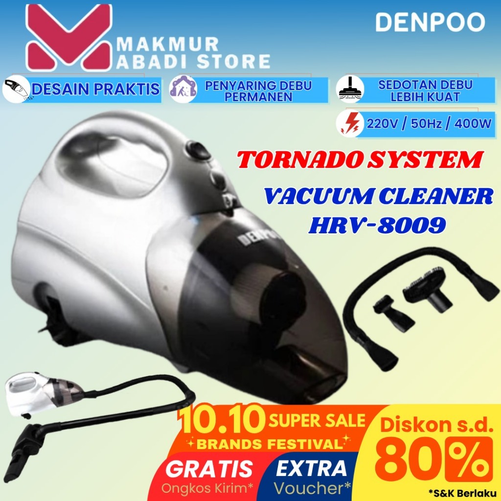 VACUUM CLEANER DENPOO HRV 8009 - PENYEDOT DEBU