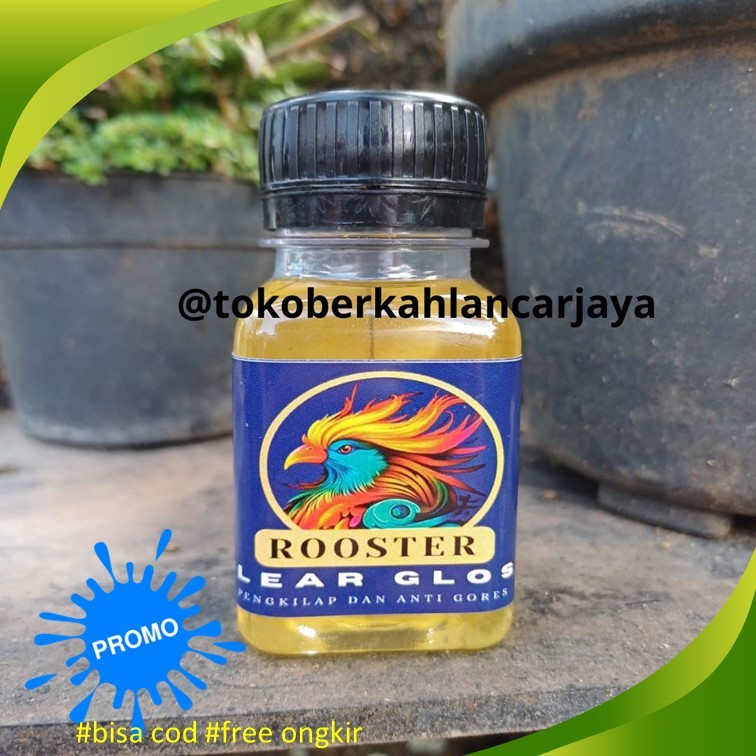 (OLES) 50 ML CLEAR GLOSS PENAMBAH GLOSSY DAN ANTI GORES PELAPIS CAT CANDY CHROME