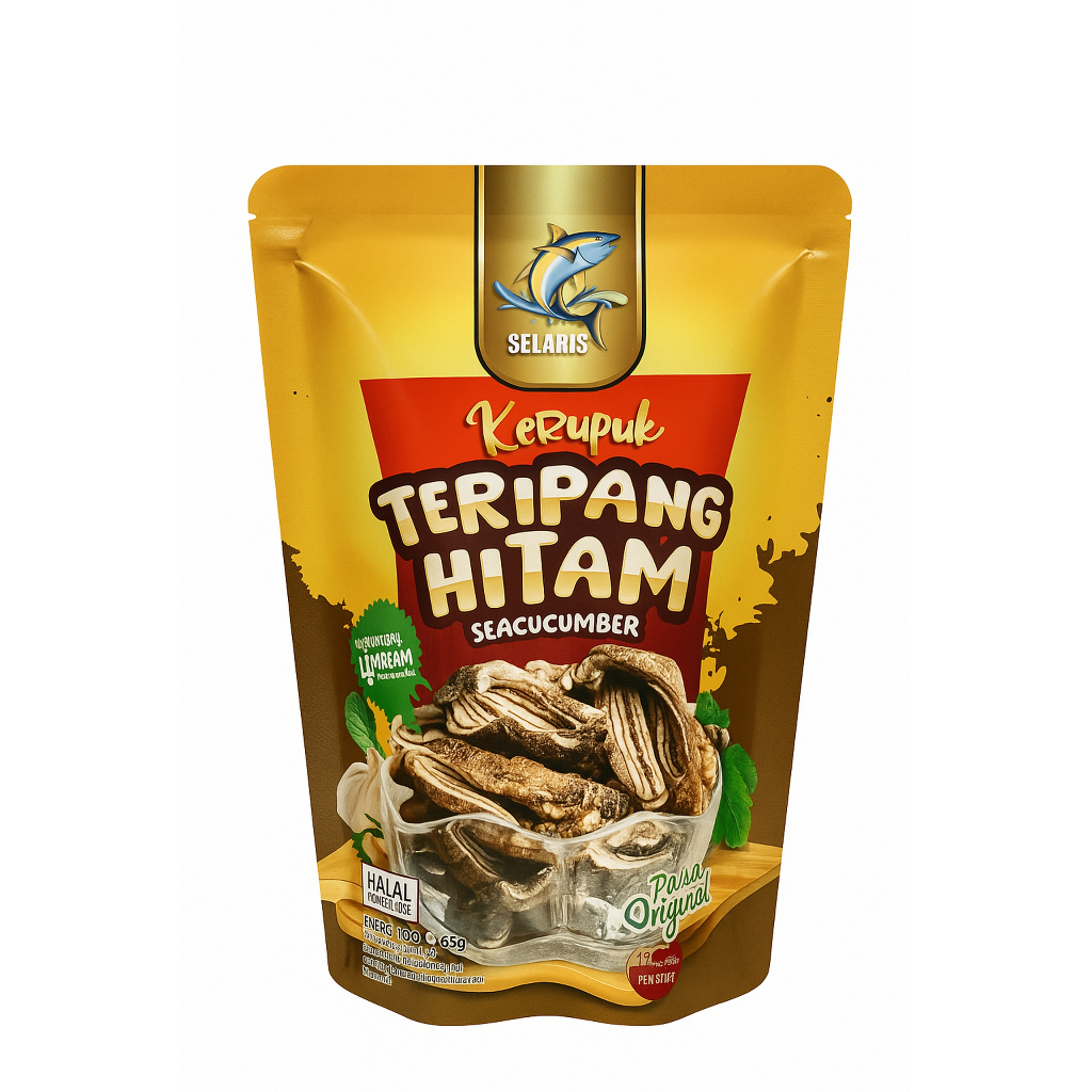 SELARIS KERUPUK TERIPANG HITAM