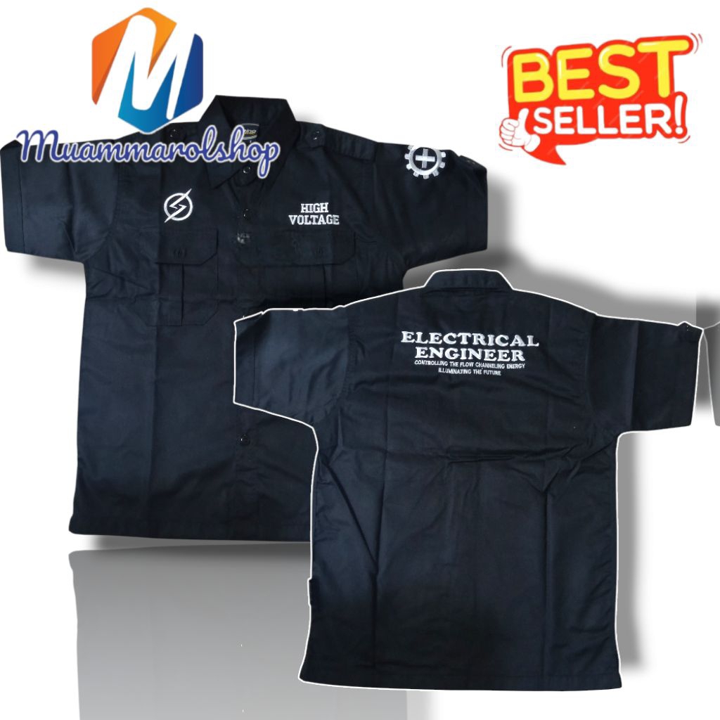 kemeja electrical engineer kemeja seragam teknisi listrik