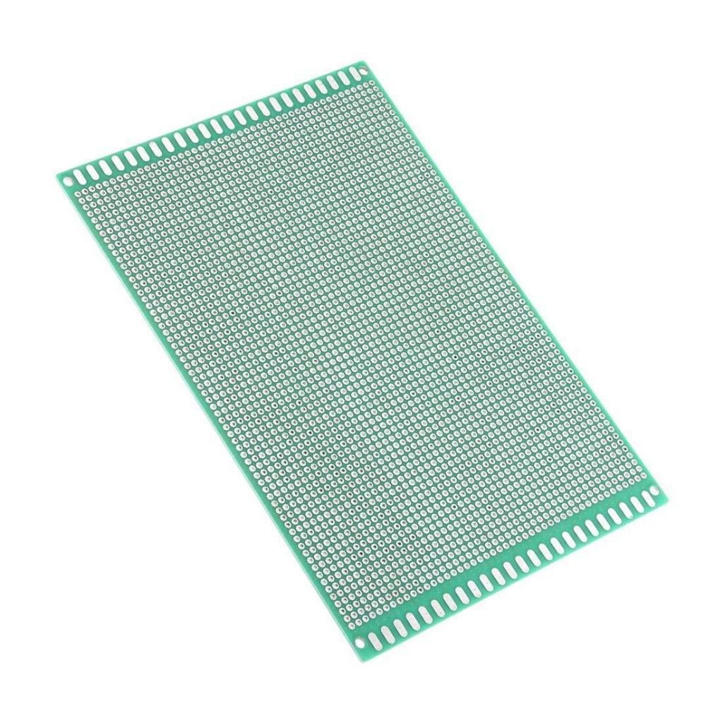 PCB Bolong 9X15 SINGLE Layer FR4 Fiber Hijau 9x15 cm 48*30