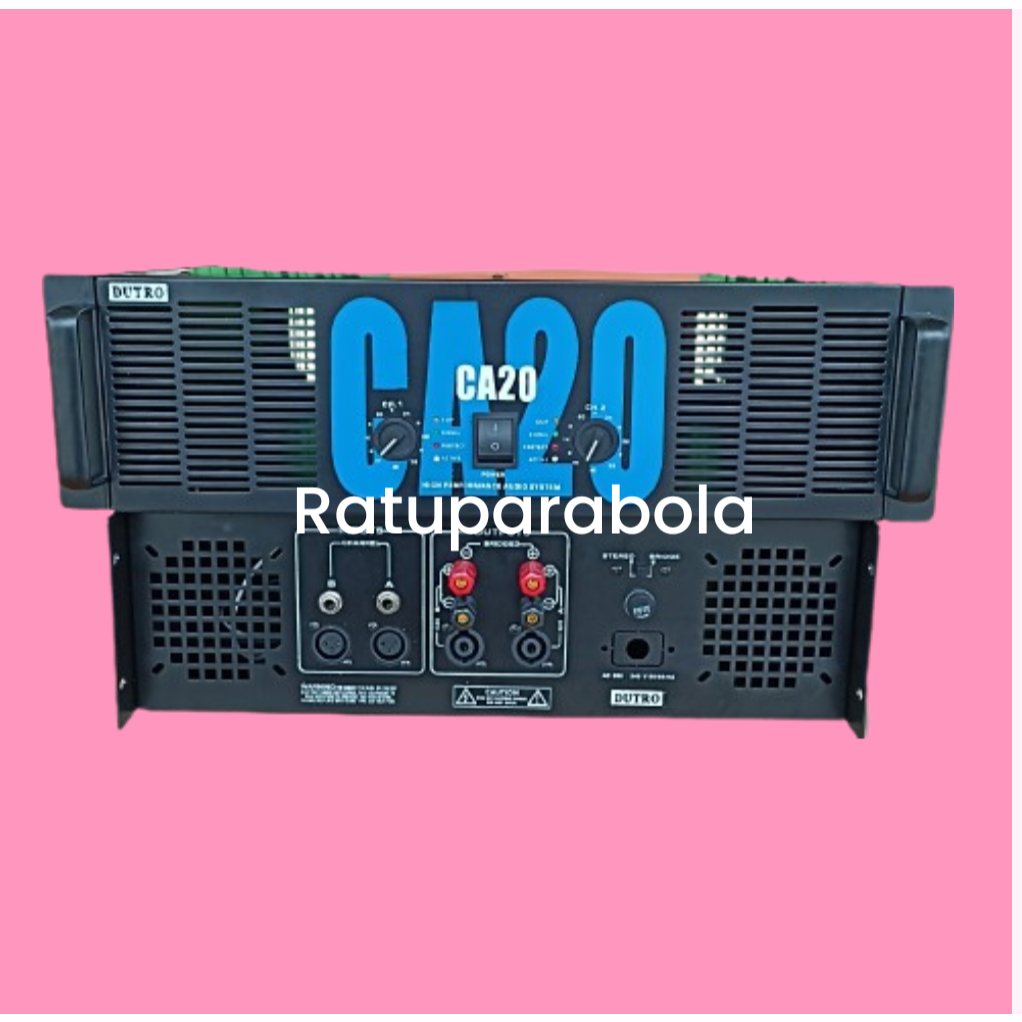 Box Power Ca 20  Atau box power amplifier ca20 fullset + panel belakang
