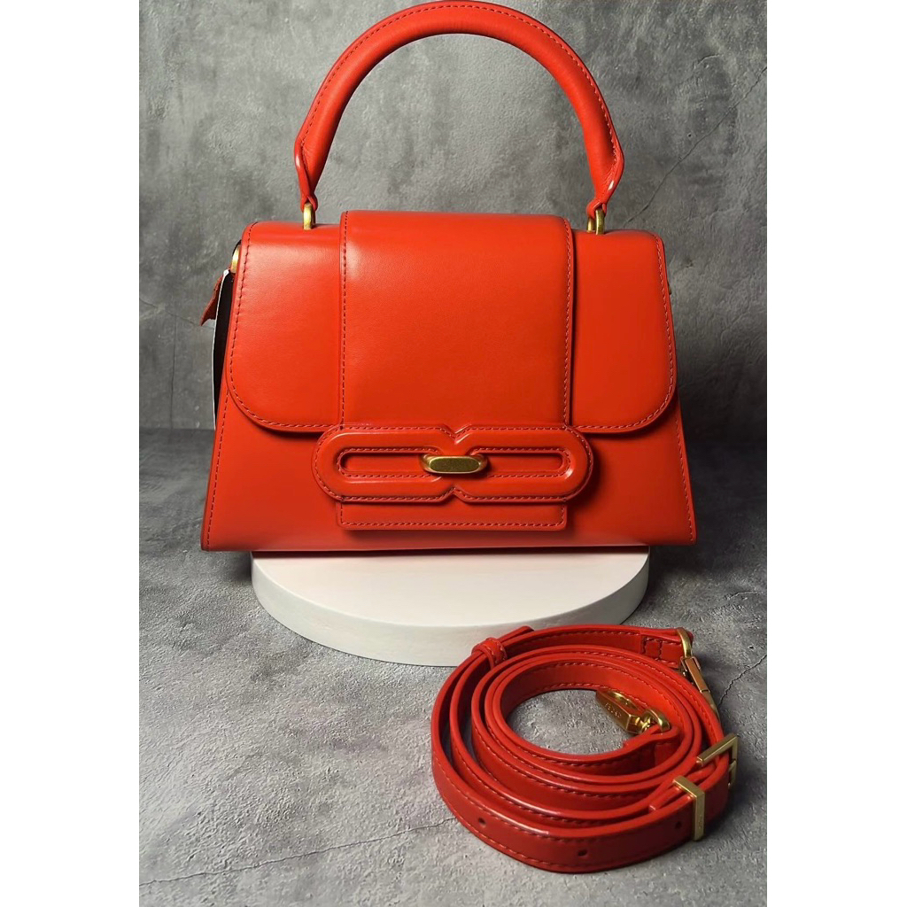 Pedro Top Handle Bag - Orange (100% Original)