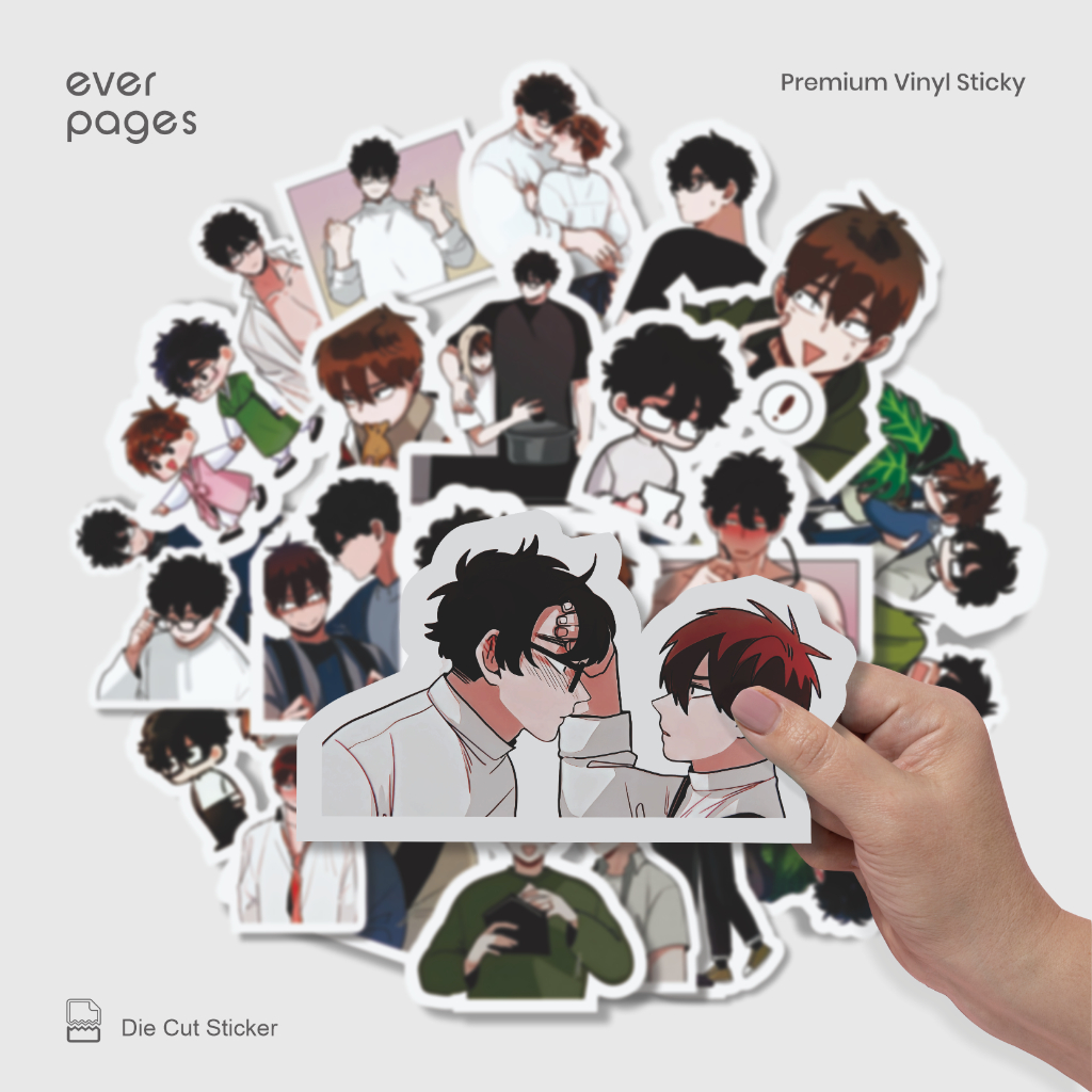 (25 pcs) Sticker Sign Manhwa - HP, Buku, Tumblr, Laptop