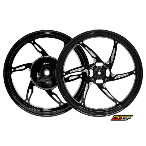 VELG VND SIX STAR SIXSTAR V2 BEAT SCOOPY GENIO CNC BLACK VELG CNC BEAT SCOOPY GENIO VND SIX STAR V2