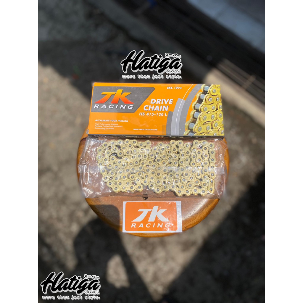 TK RACING | RANTAI MOTOR TK RACING HS 415-130L GOLD ORIGINAL TK RACING