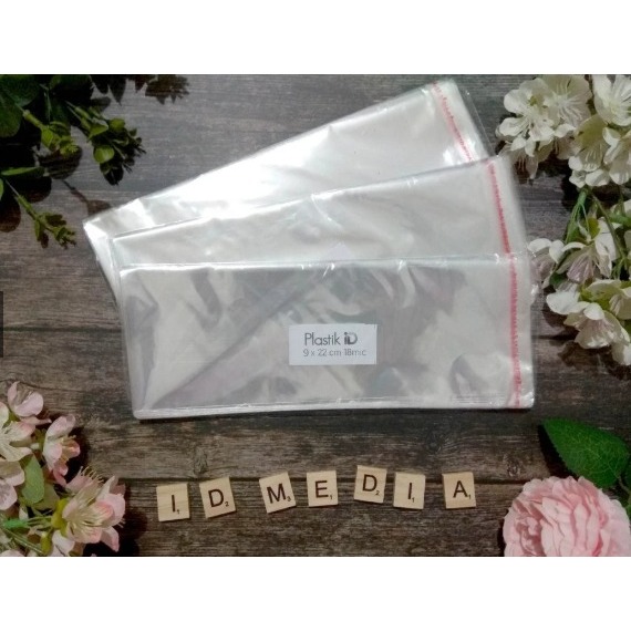 9 x 22 cm Plastik Kaca | Plastik Opp