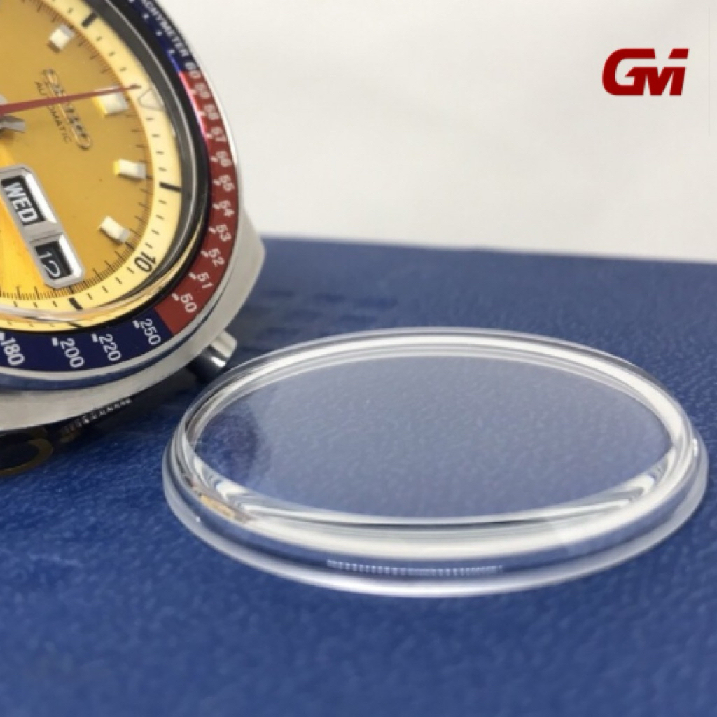 Glass Crystal Seiko 6139-6002 6139-6005 6010 6012 Yellow Pepsi Pogue 33mm