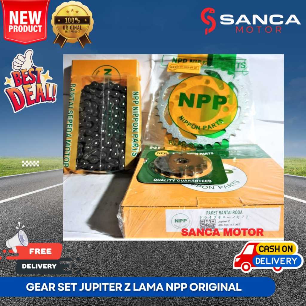 GEAR GER SET JUPITER Z LAMA ORIGINAL NPP PREMIUM
