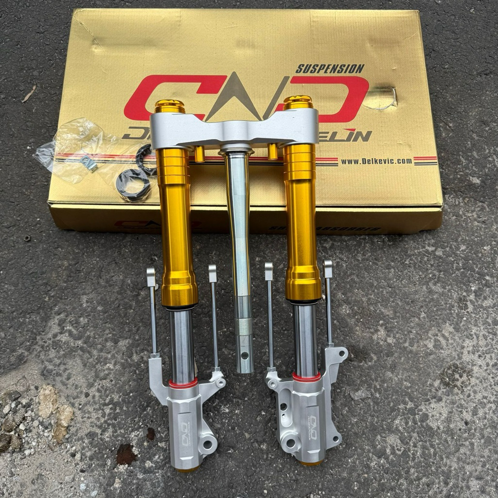 USD UP SIDE DOWN SHOCK DEPAN DELKEVIC ORIGINAL HONDA ADV 150 ADV 160 PNP