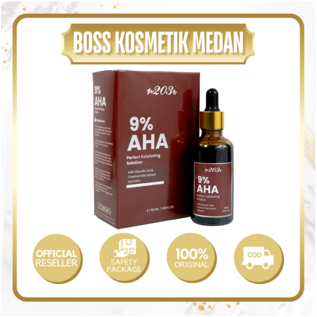 N203R 9% AHA Peeling Serum Perfect Exfoliating Solution 50ml