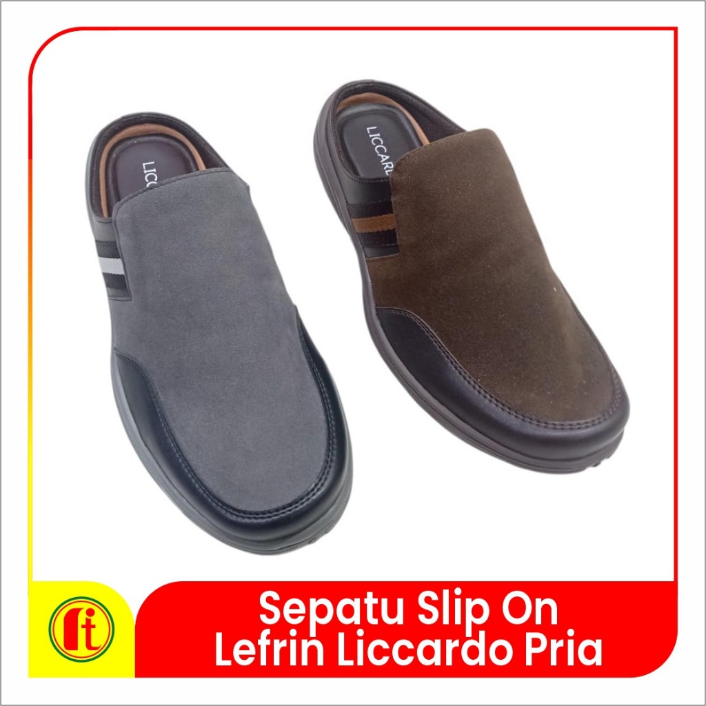 Sepatu Slip On Lefrin Liccardo Pria Dewasa - RITA
