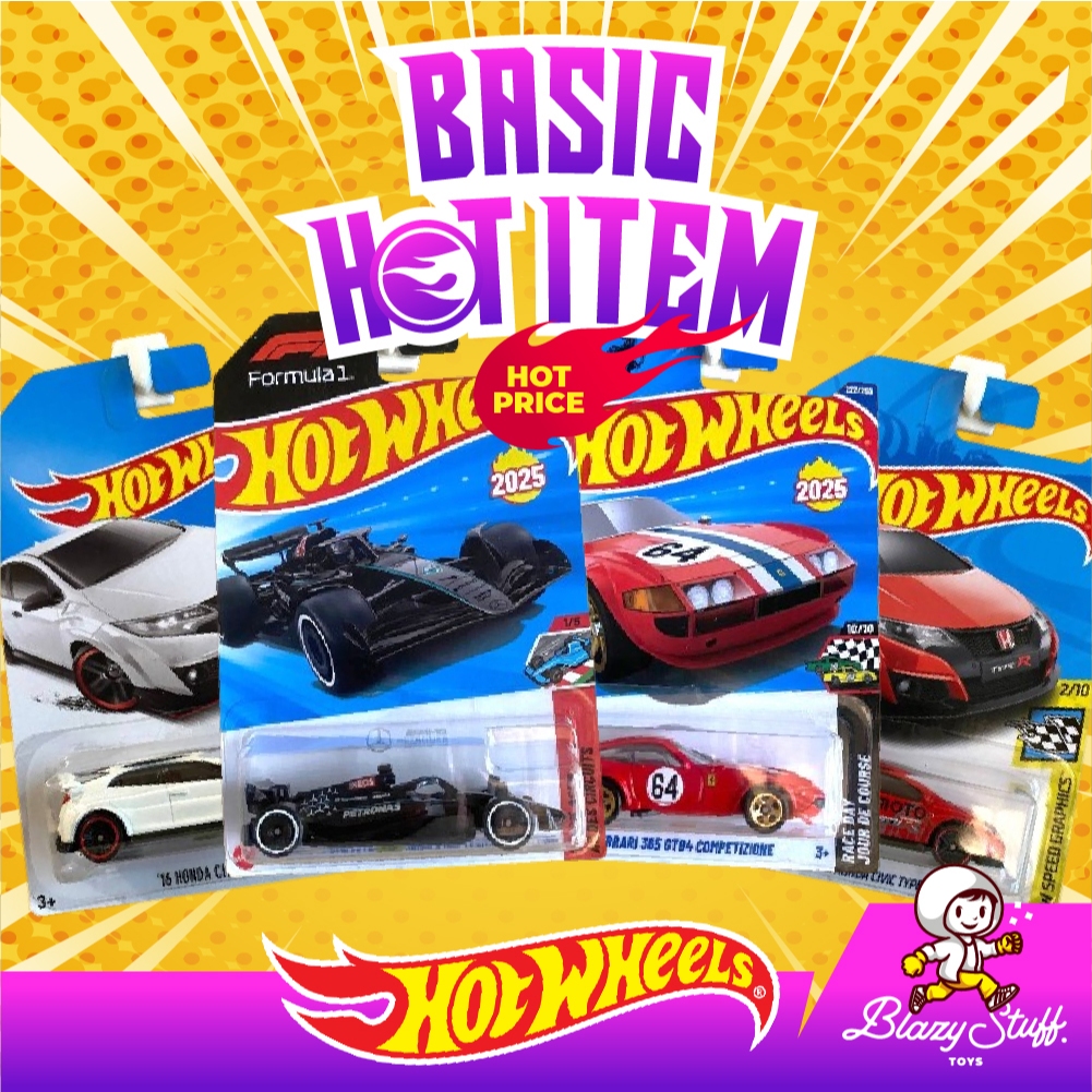 Hot Wheels Ferrari, F1, Nissan - Hot Item Real Car Original