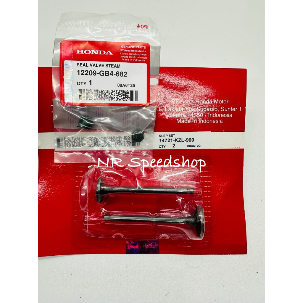 Klep Set Payung klep + Seal Klep Honda Beat fi Beat pop Beat ESP Scoopy fi Spacy fi Vario 110 Fi Bea