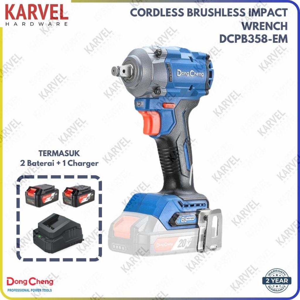 Dongcheng DCPB 358 Cordless Brushless Impact Wrench