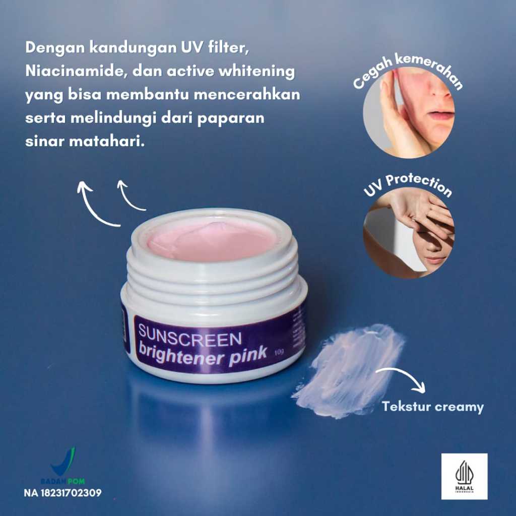 Cream sunscreen brigtener /cream siang flek dr. widya /verinnda