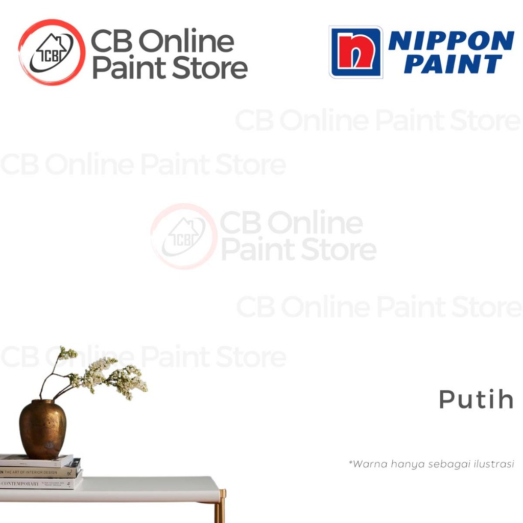 CAT TEMBOK NIPPON PAINT - PUTIH - GALON