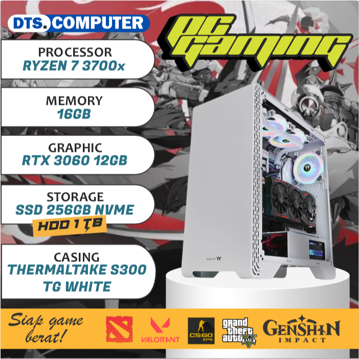 PC Gaming Editing Myth | Ryzen 7 3700X | RTX 3060 12 GB | 16 GB RAM