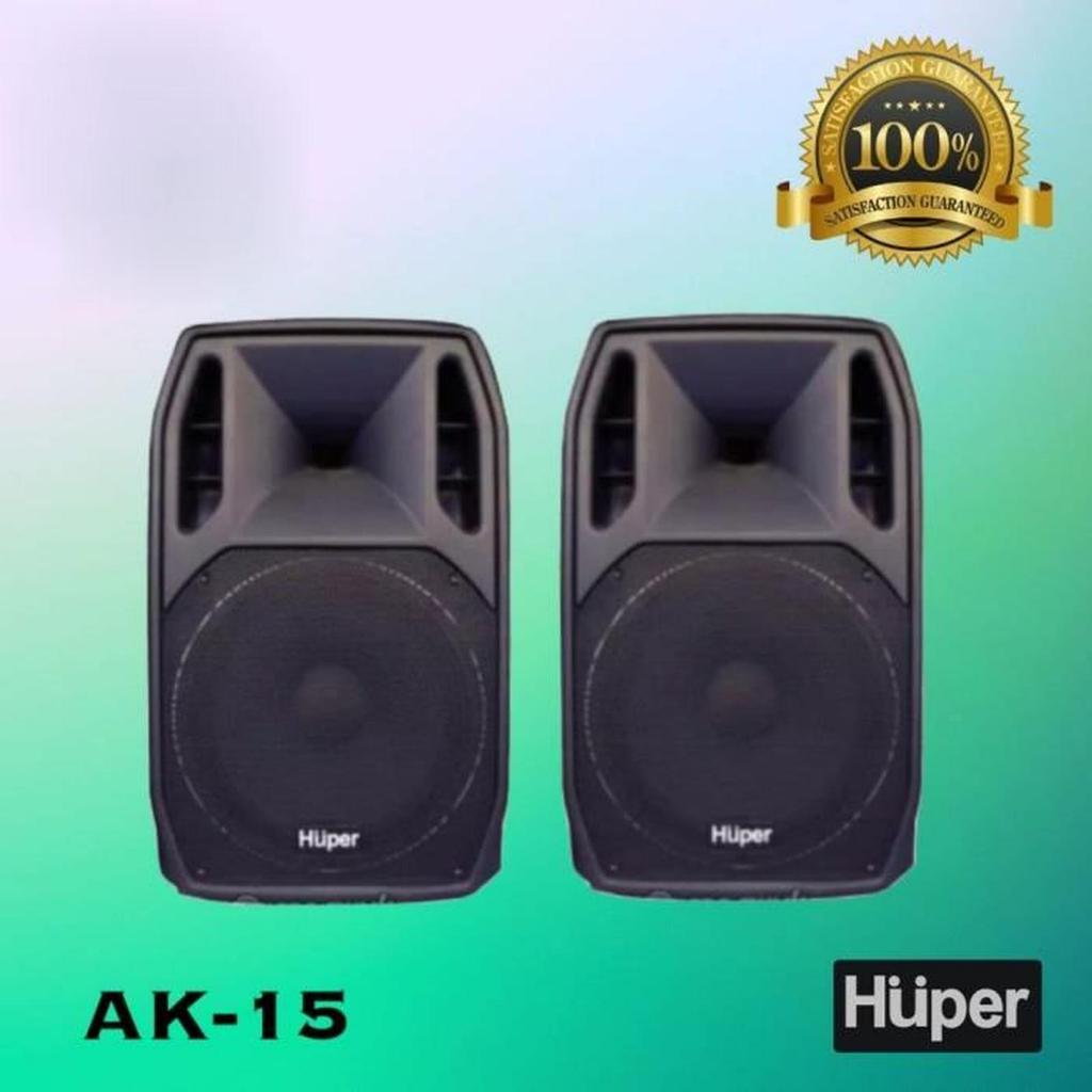 Speaker aktif 15" Huper AK15 AK 15 original garansi resmi sepasang