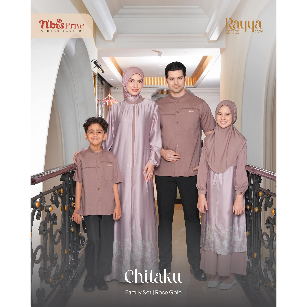 SARIMBIT TERBARU NIBRAS 2026 PREMIUM PRIVE DIARAYYAKU CHITAKU ROSE GOLD BY NBRS - BAJU BUSANA MUSLIM