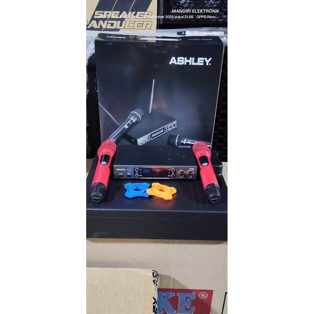 MIC WEIRLESS ASHLEY COMBO Anti Feedback