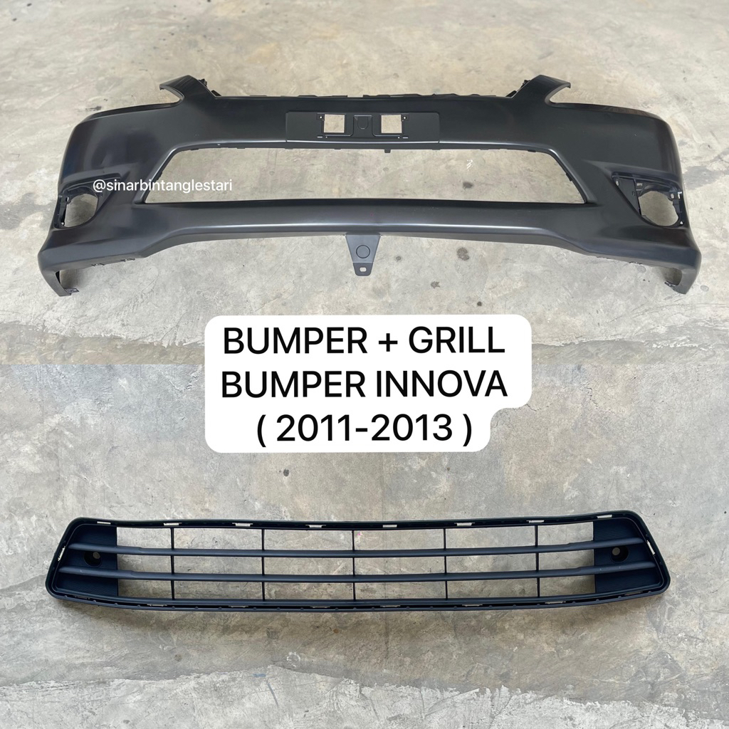 Bumper + Grill Bumper Depan Toyota Innova ( 2011 - 2013 ) Super Quality