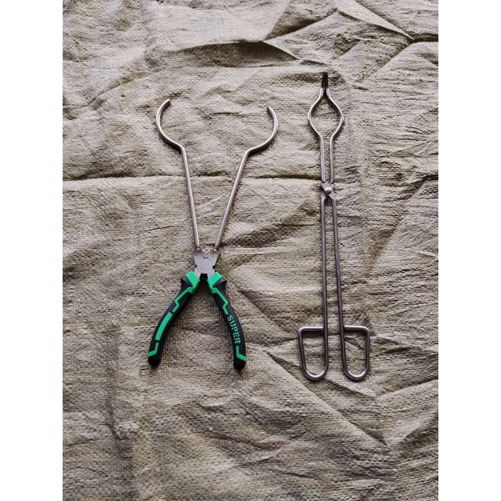 Tang Crucible Jepit Angkat Tabung Lebur atau Tang Kowi Crucible anti panas