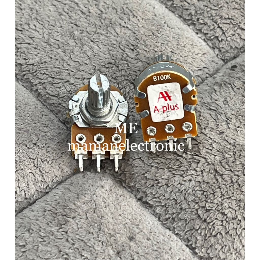 Potensio Stereo -CT 100K Aplus / Potensio Stereo Tanpa CT 100K Aplus