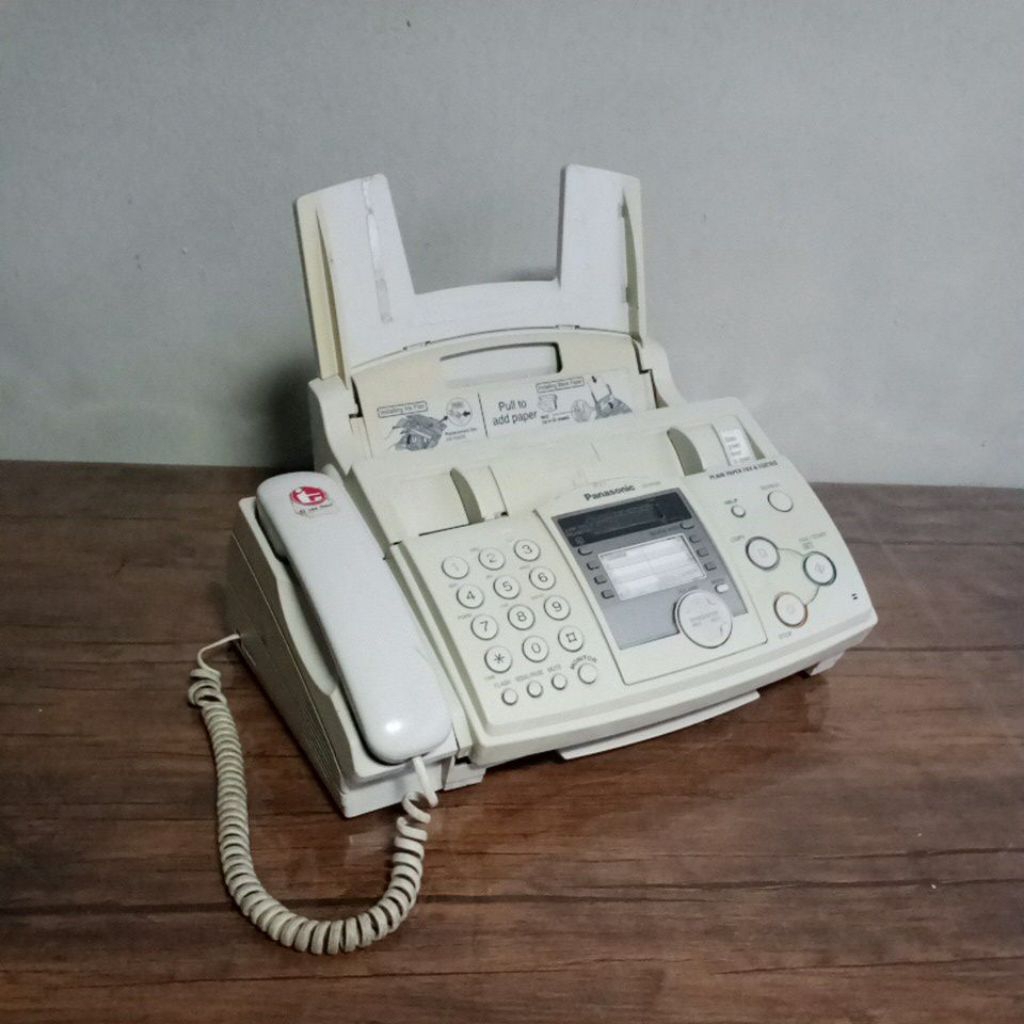 mesin faximile panasonic display jadulan