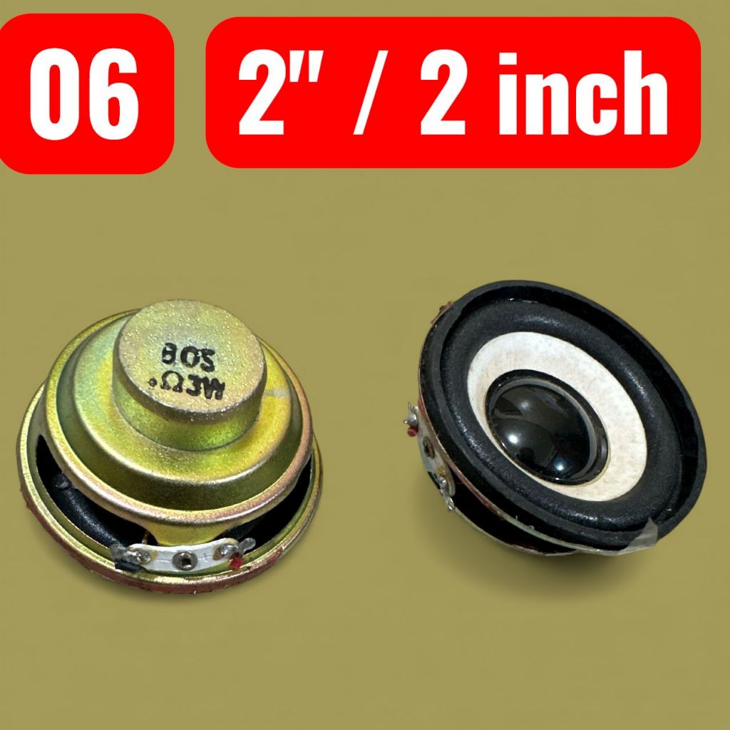 SPEAKER COPOTAN 2" 2IN 2INCH 3WATT MAGHNET NEODYMIUM NEODIMIUM SPEAKER DIY SPAREPART SPEAKER 2INCH 0