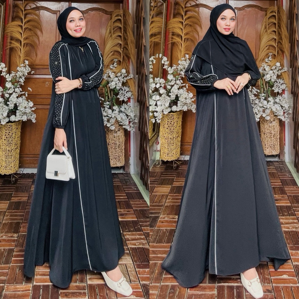 Abaya Dress Noor by OHC Gamis Muslim Wanita Mewah