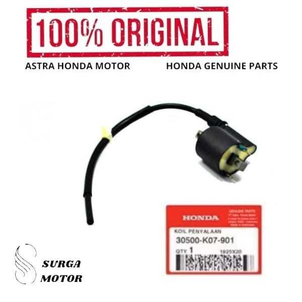 Koil Coil Pengapian Motor  Blade 110 K07A 2011 2012 2013 201430500K07901 30500-K07-901 Coil Assy Ign