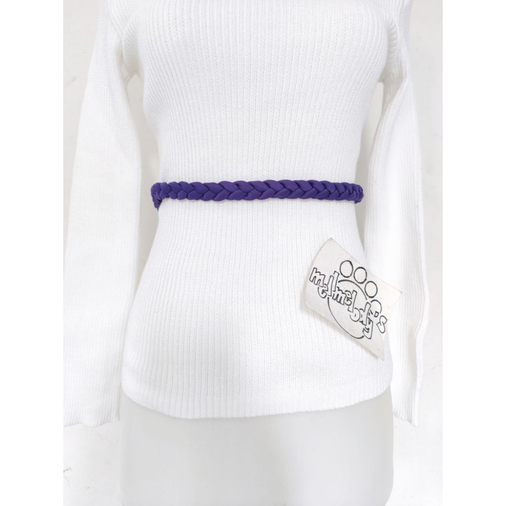 Tali Obi Raiden Shogun - Aksesoris Kostum Cosplay Genshin Impact