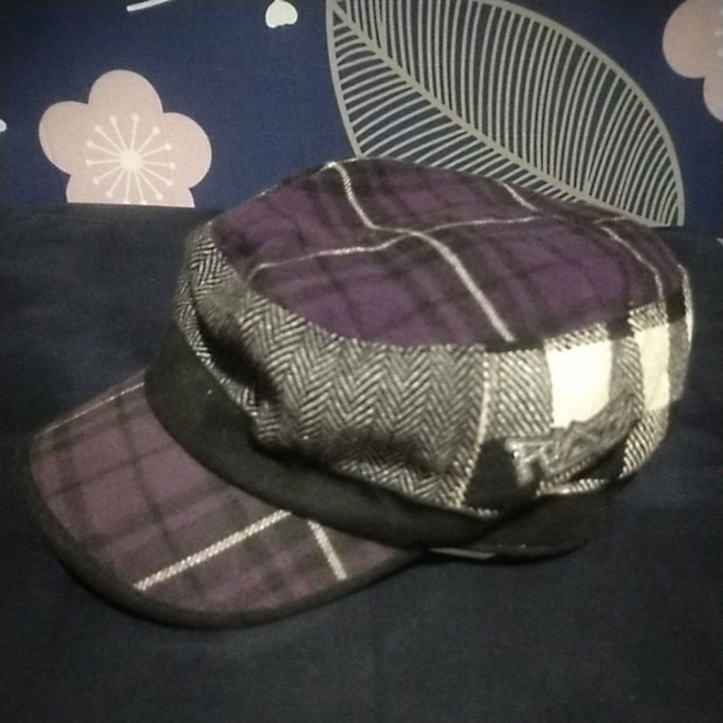 Rusty Commando Cap Purple Preloved