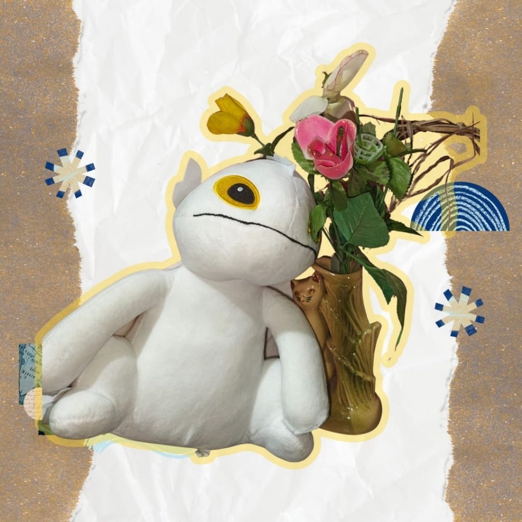 Boneka HTTYD light fury // HTTYD light fury Doll