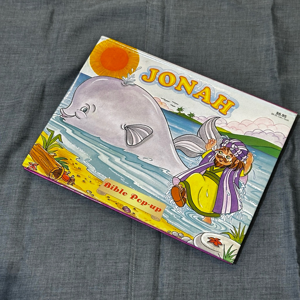 [ORI PRELOVED] JONAH Bible Pop-Up | buku pop-up anak Alkitab
