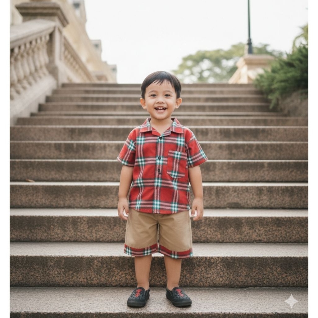 baju anak kotak kotak