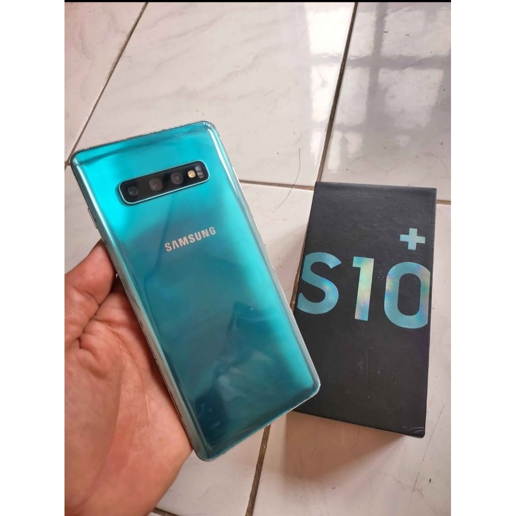 SAMSUNG S10+ 128 FULSET SECOND ORIGINAL